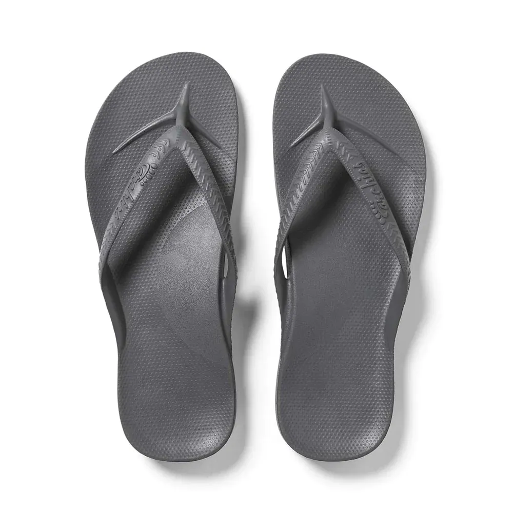 Archies Flip Flop in Charcoal