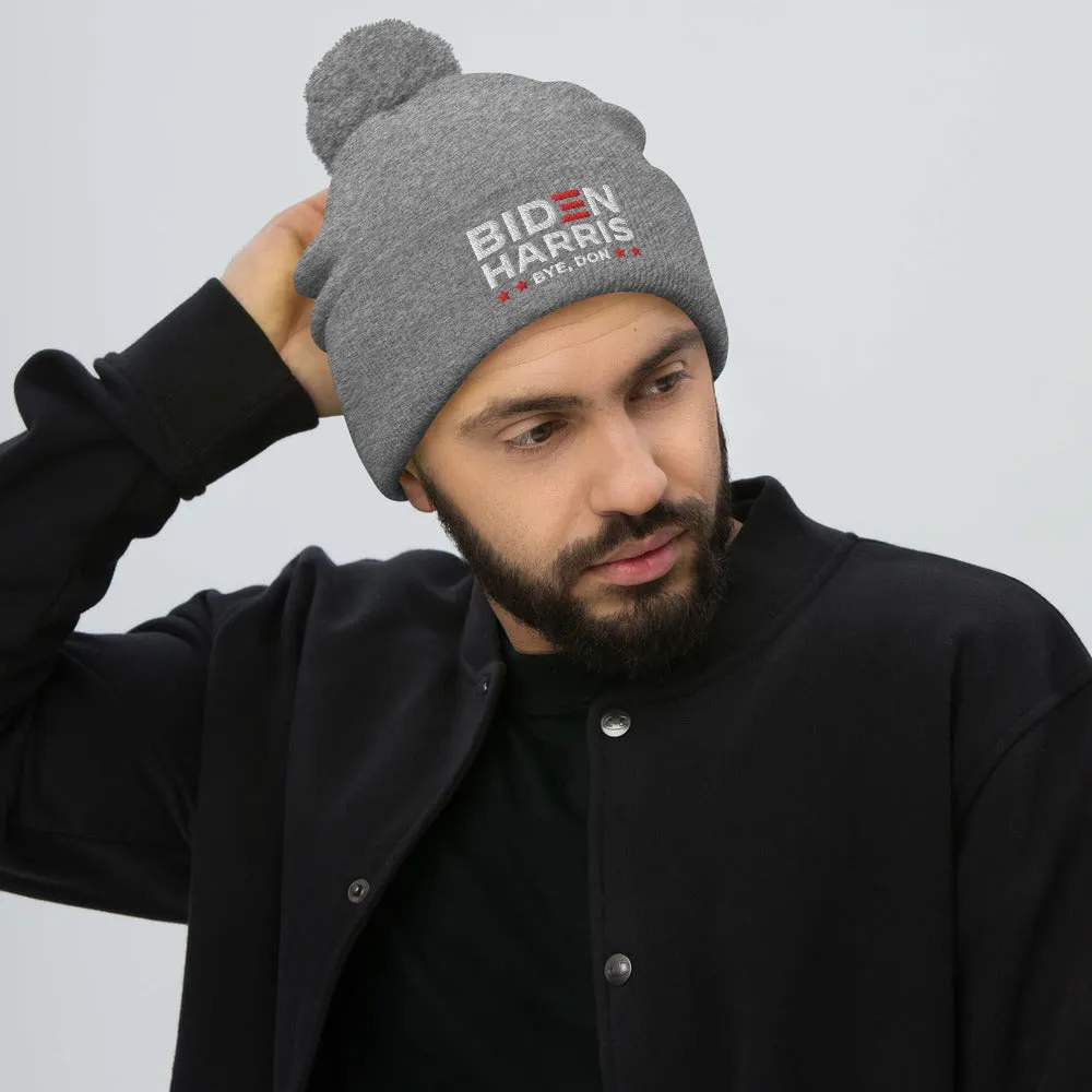 BDD's Biden Harris Pom-Pom Beanie