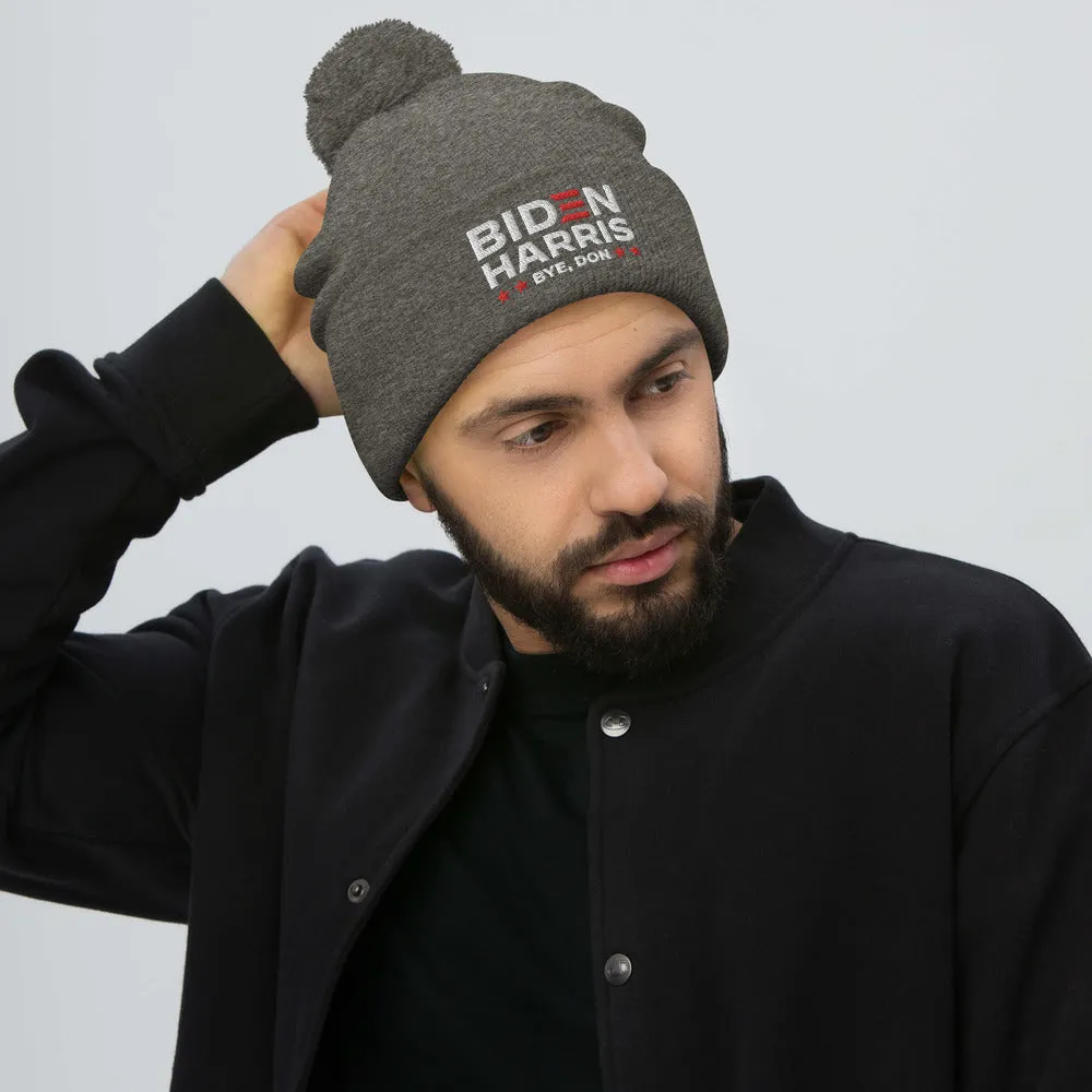 BDD's Biden Harris Pom-Pom Beanie