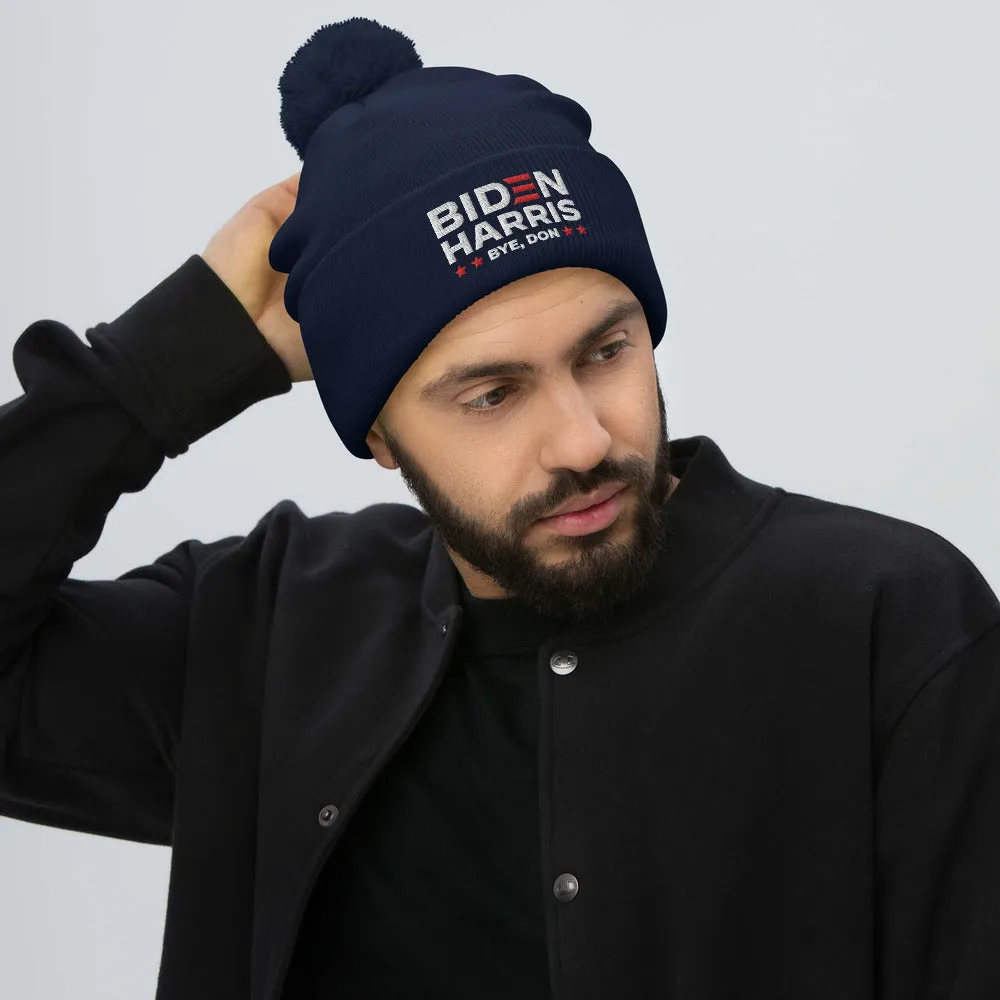 BDD's Biden Harris Pom-Pom Beanie