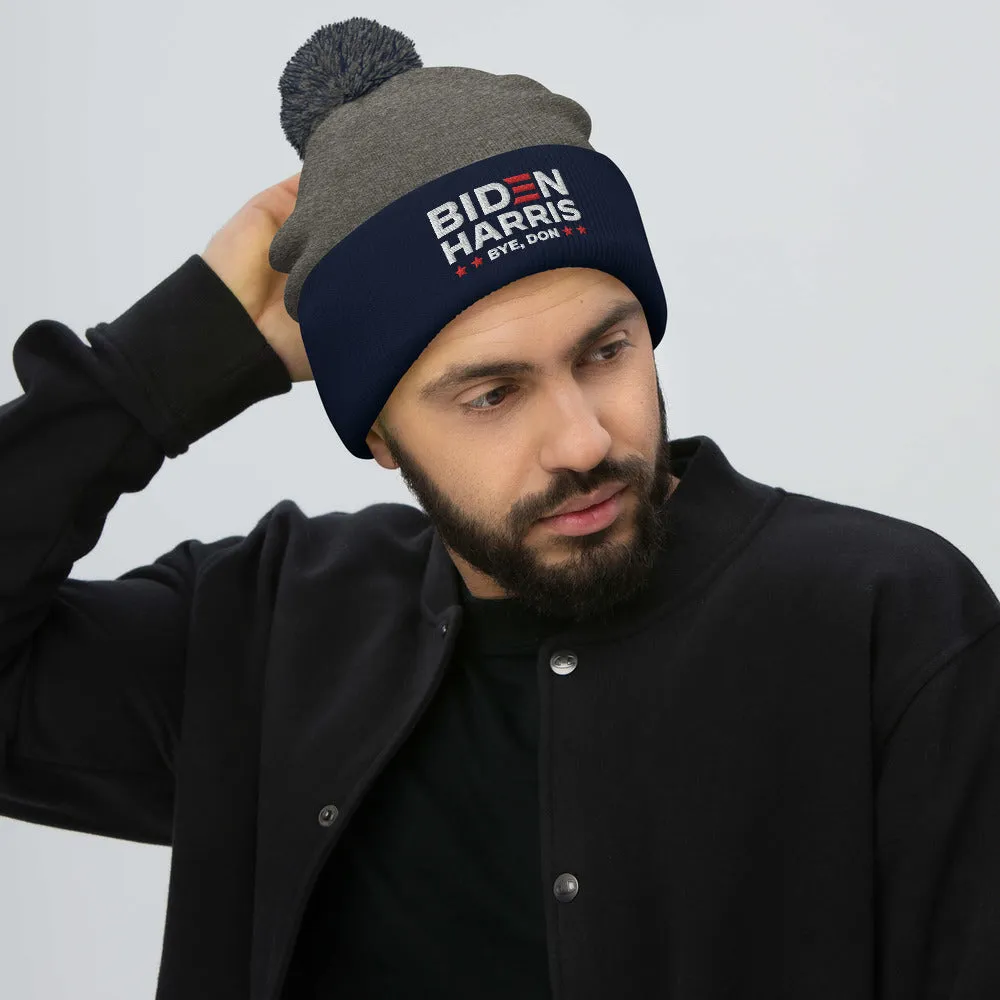 BDD's Biden Harris Pom-Pom Beanie