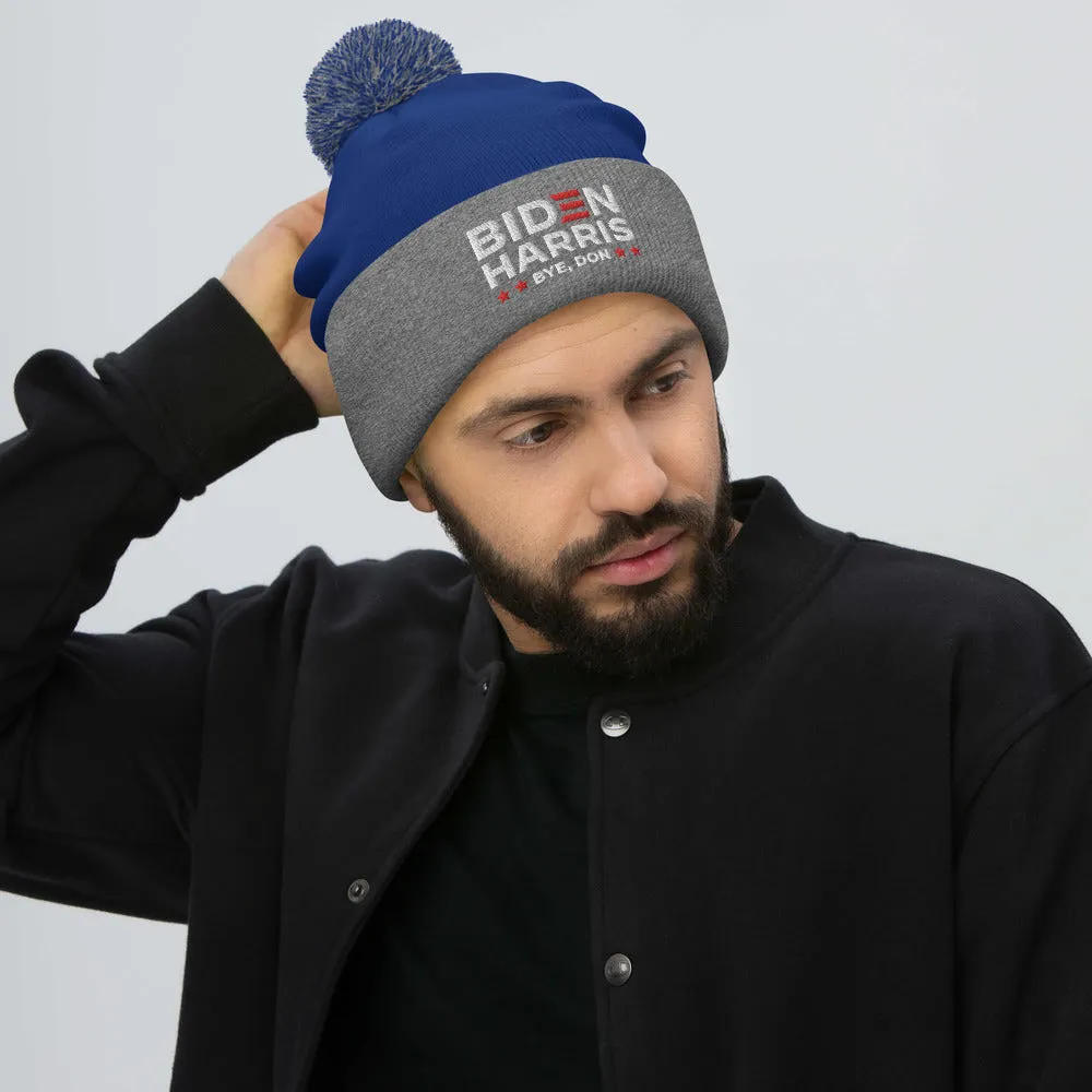 BDD's Biden Harris Pom-Pom Beanie