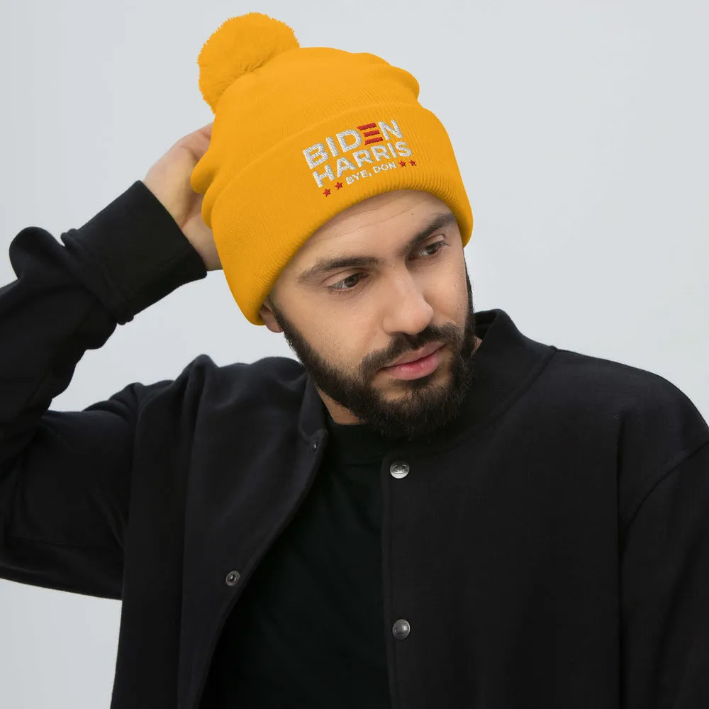 BDD's Biden Harris Pom-Pom Beanie