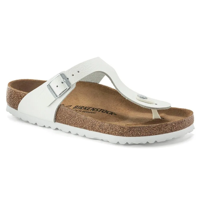 Birkenstock Women's Gizeh - White Leather