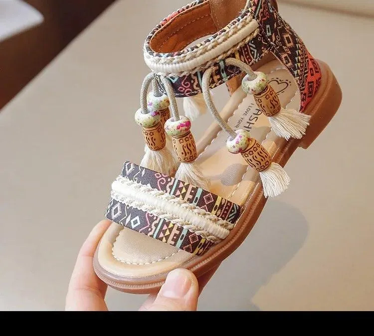 Bohemian Fringe Sandals for Toddler Girls - G04071 Casual Shoes