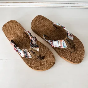 Brexly Flip Flop - Cream Multi