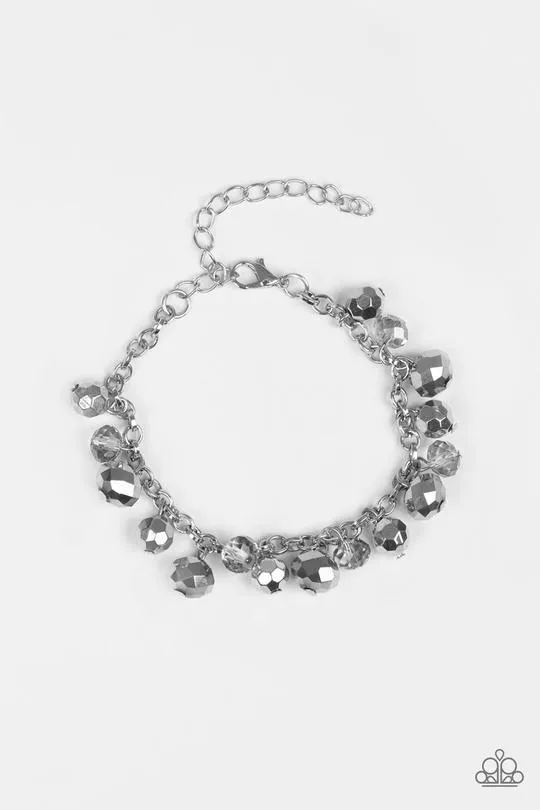 Brilliantly Burlesque Silver Bracelet - Paparazzi Accessories