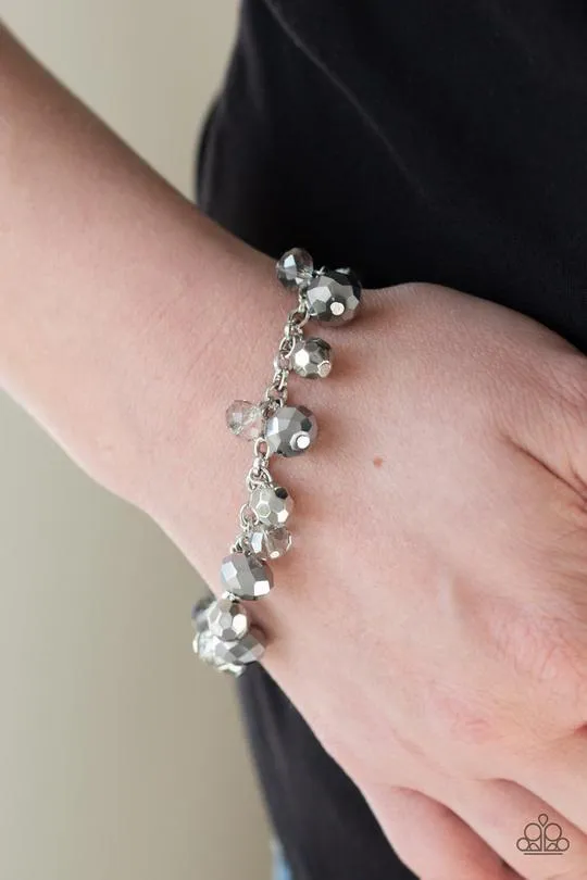 Brilliantly Burlesque Silver Bracelet - Paparazzi Accessories