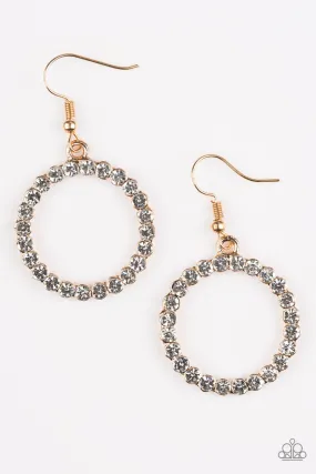 Bubblicious Gold Earrings - Paparazzi Accessories