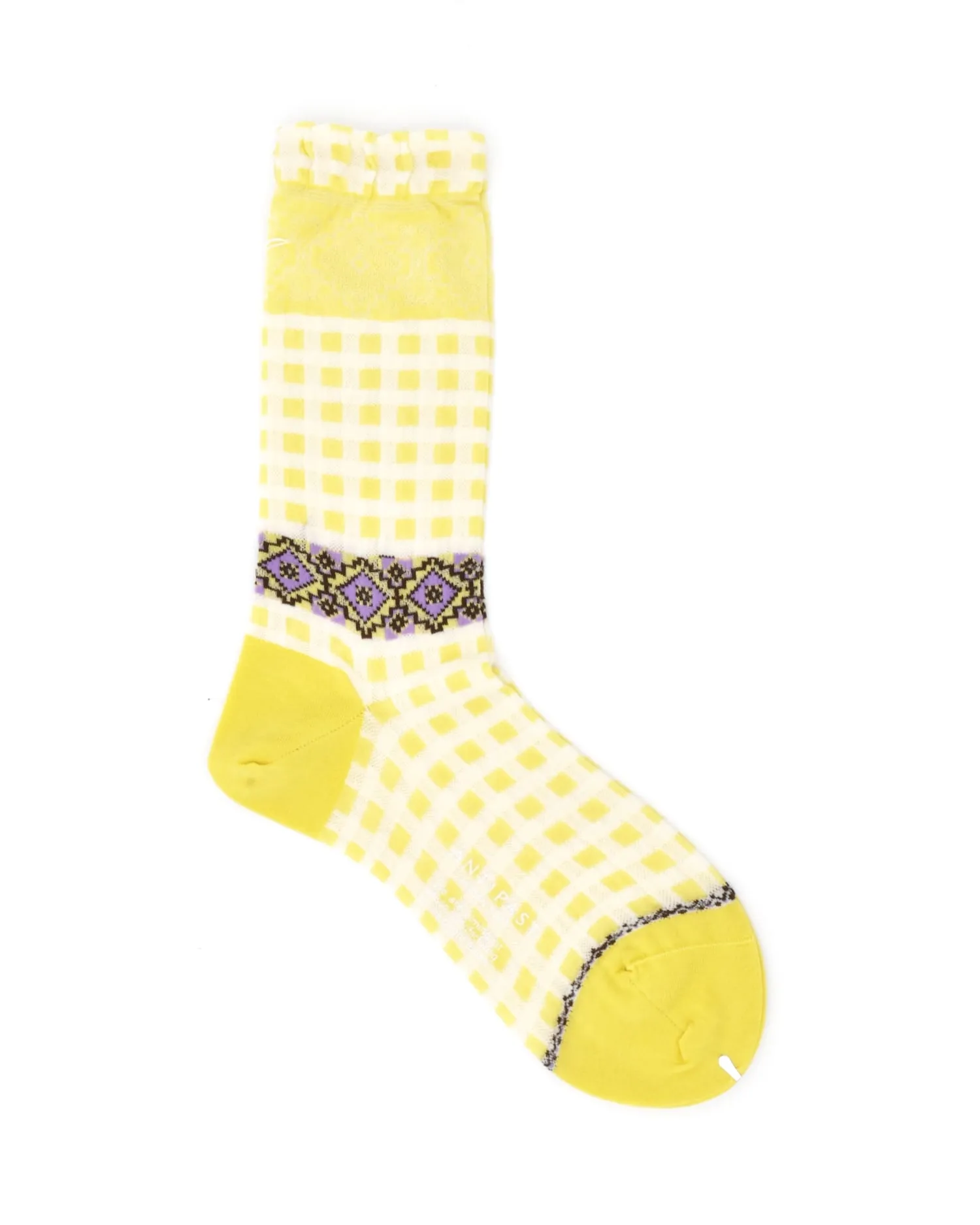 Checkered Crew Socks