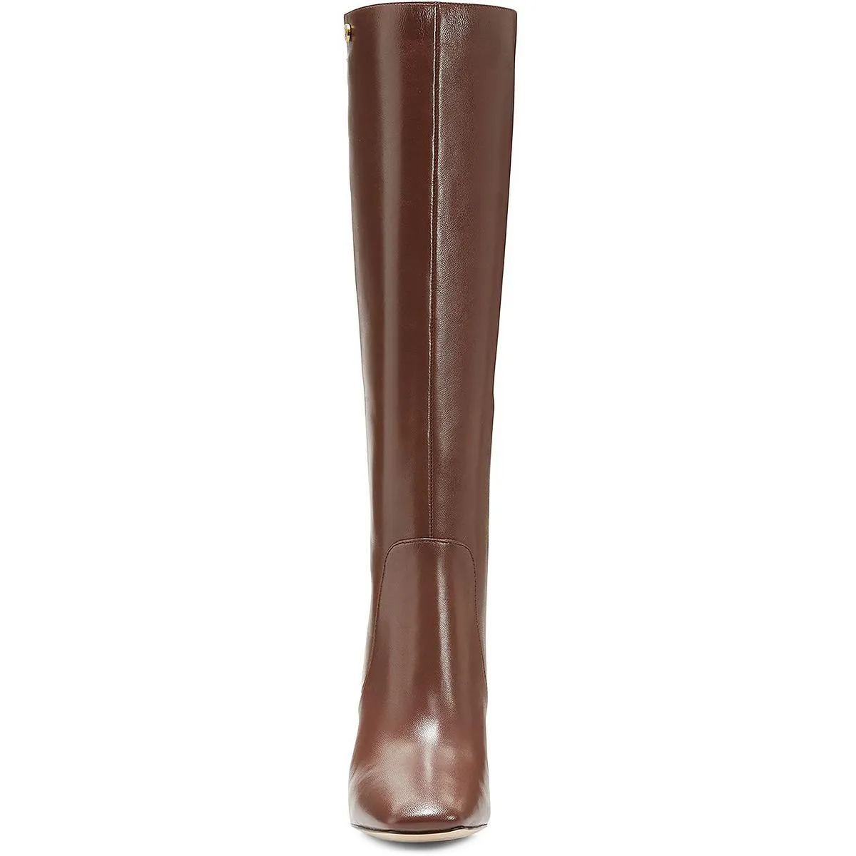 Cole Haan Womens Chrystie Leather Square toe Knee-High Boots