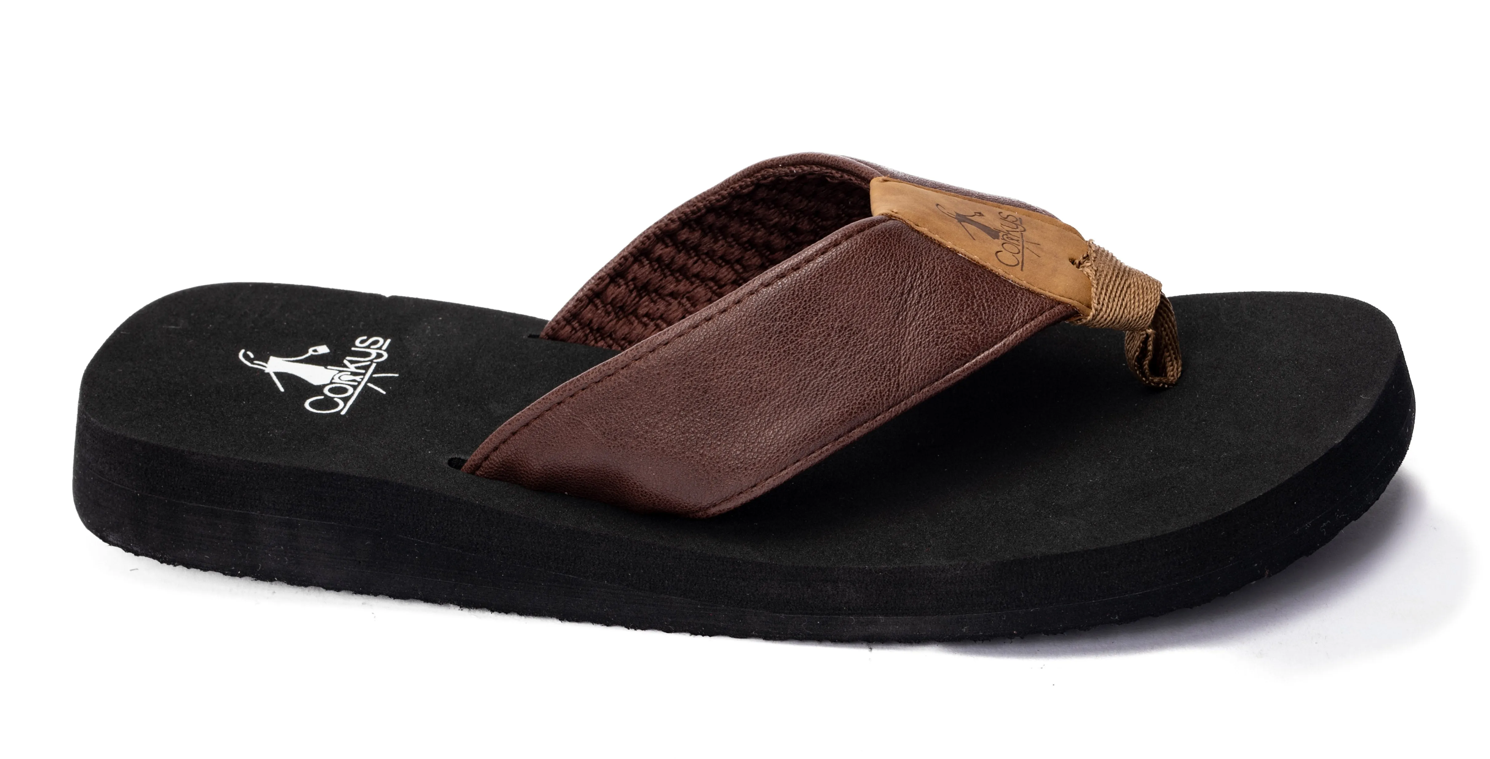 Corkys Summer Break Flip Flops-Brown