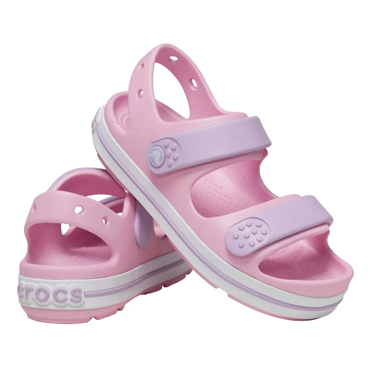 Crocs Crocband Cruiser sandal for girls 209424-84I pink-lavender