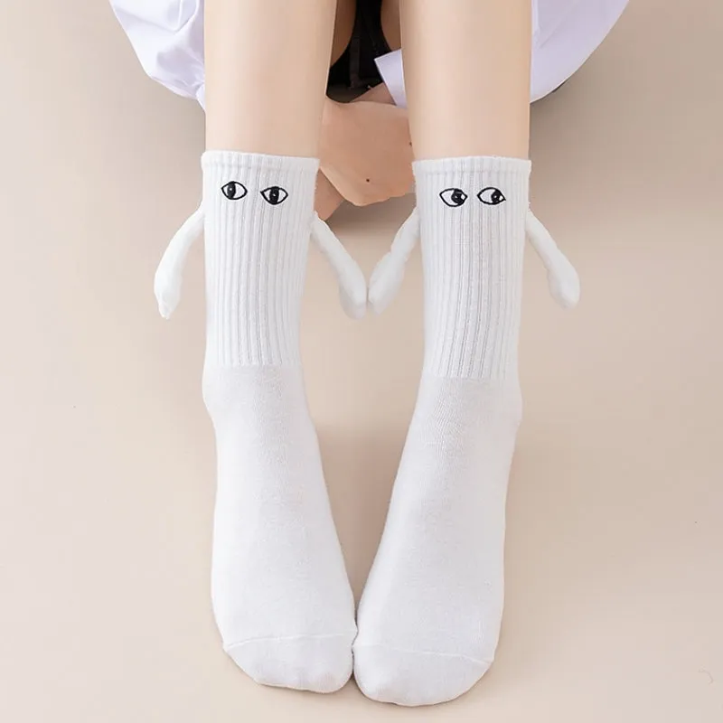 Cute Holding Hands Magnetic Socks K19209