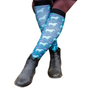 Dreamers & Schemers Boot Socks in Neigh - One Size