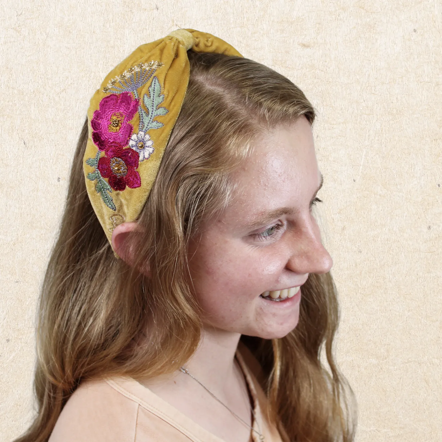 Embroidered Florals Headband