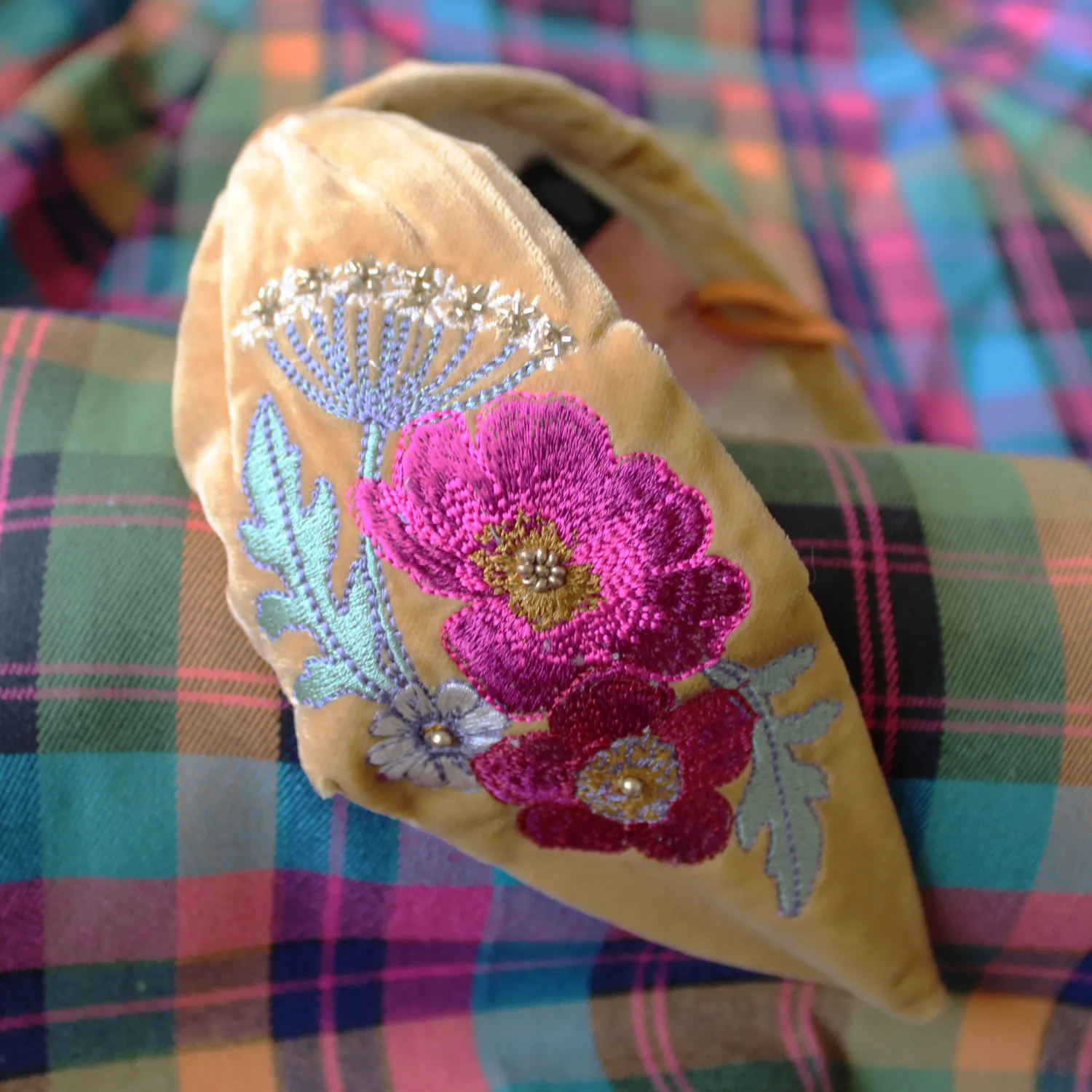 Embroidered Florals Headband