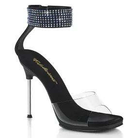 Fabulicious Chic-42-Clear-Black-Size 7-Clearance