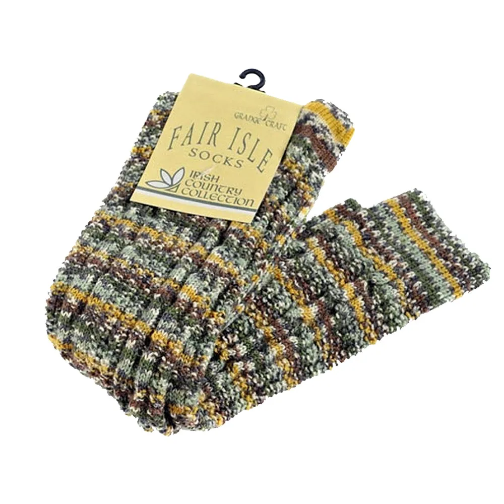 Fair Isle Socks Regular