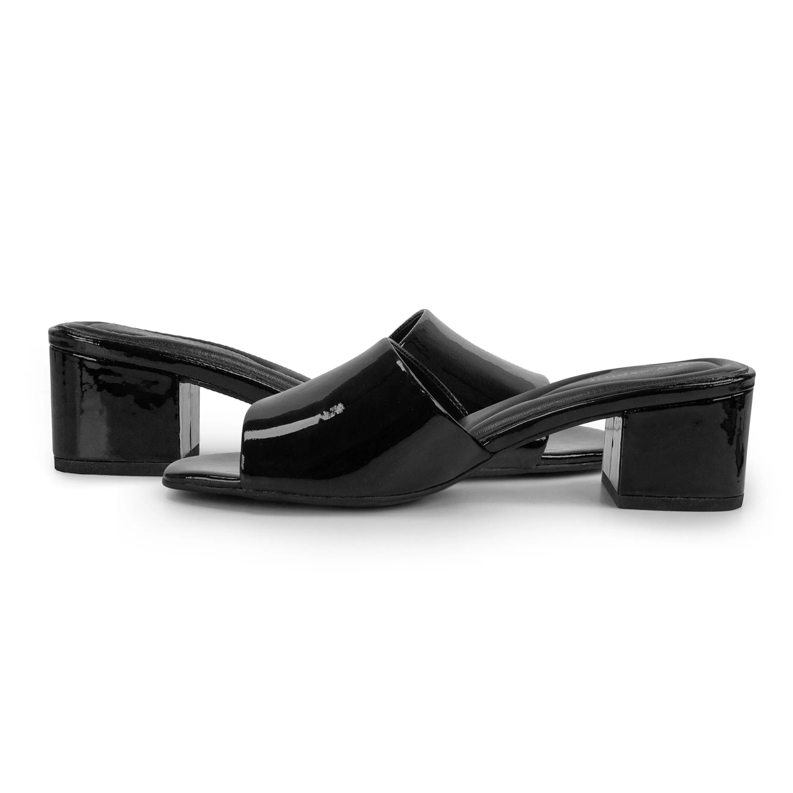 Fiora Block Heel Slide Sandals