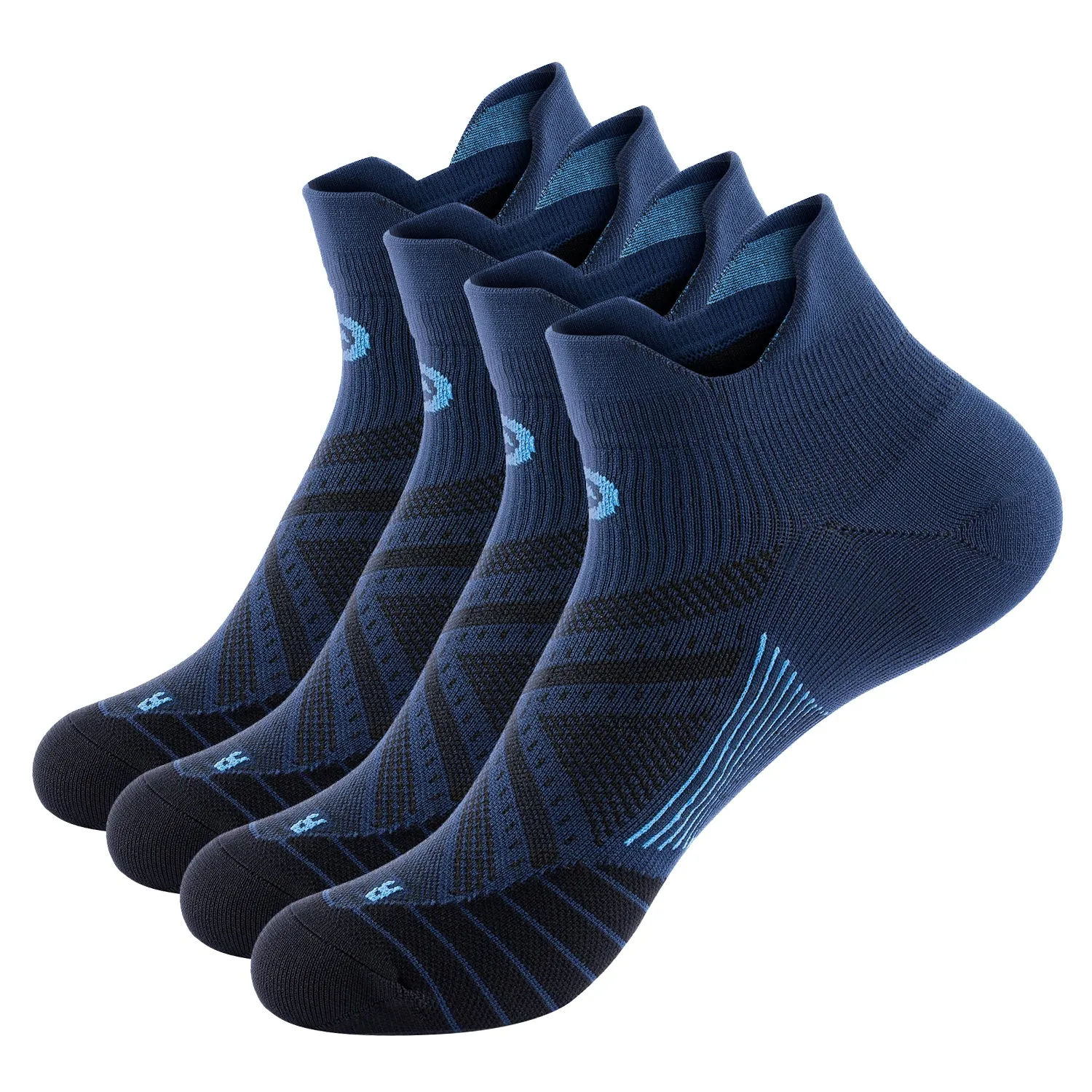 GECKOMAN x PAPLUS Ankle Compression Running Sock 2-Pairs