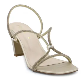 Golden Bridal Sandal 066620