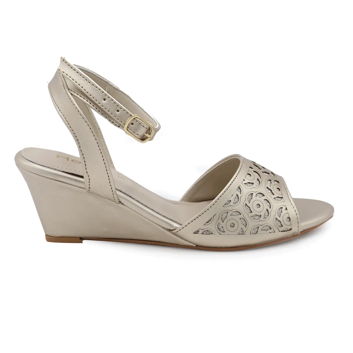 Golden Formal Sandal 078120