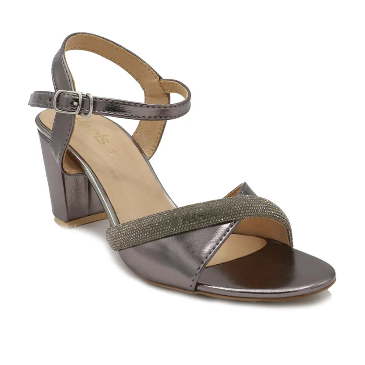 Grey Fancy Sandal 066651