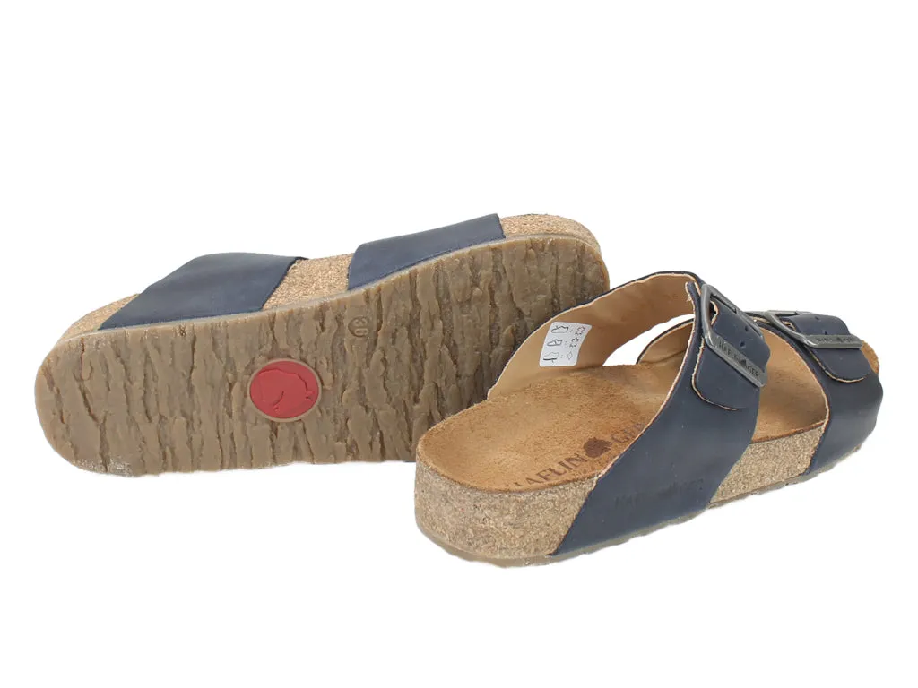 Haflinger Sandals Andrea Marine Country