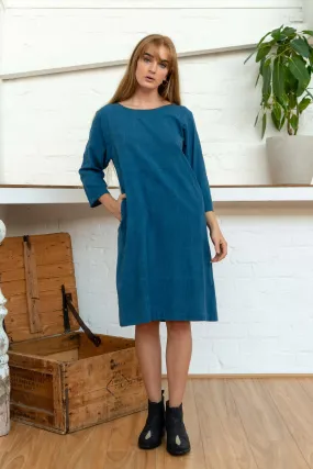 Half Sleeve Dress Indigo