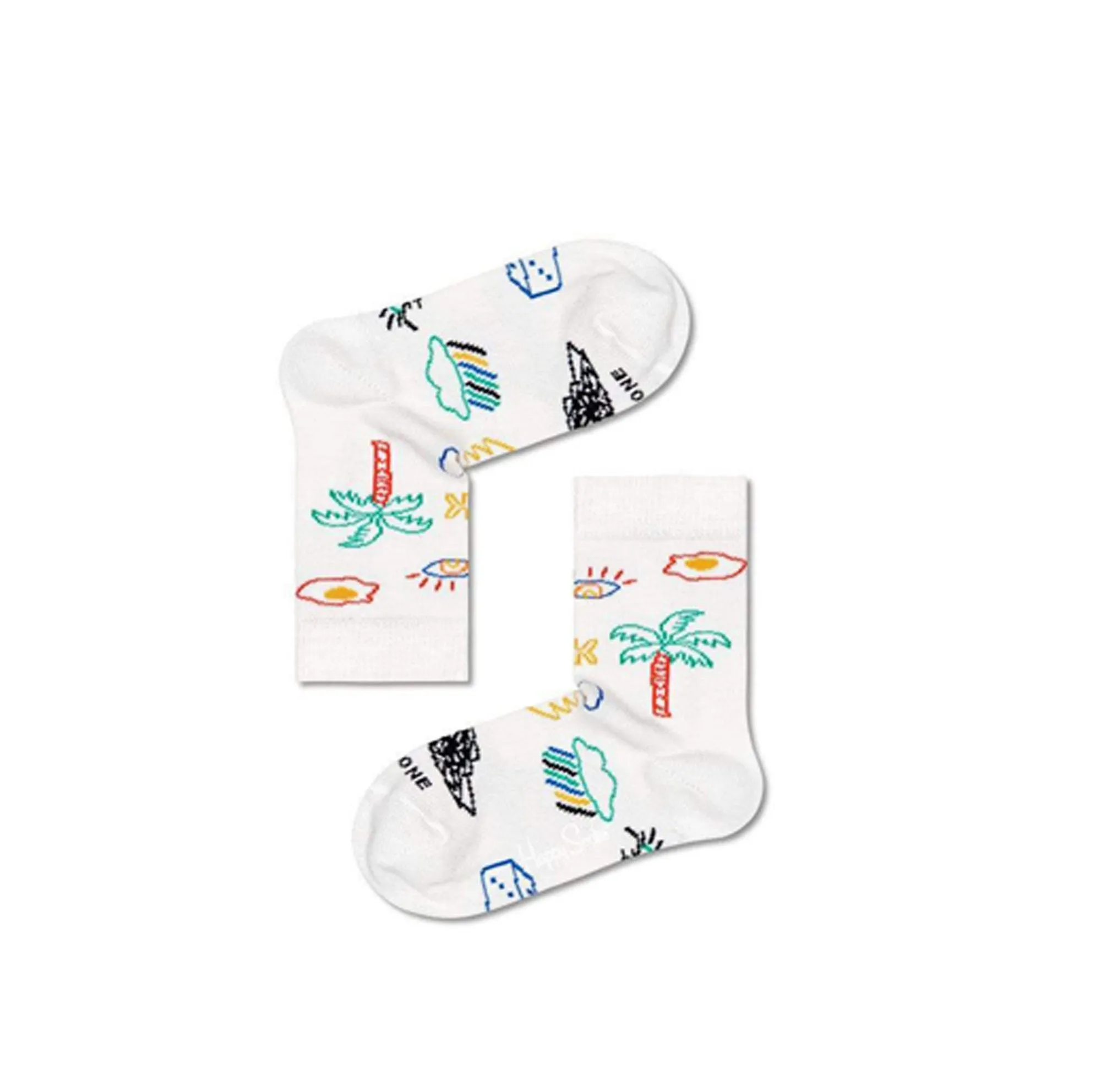 happy socks | set 3 paia calze corte da unisex kids