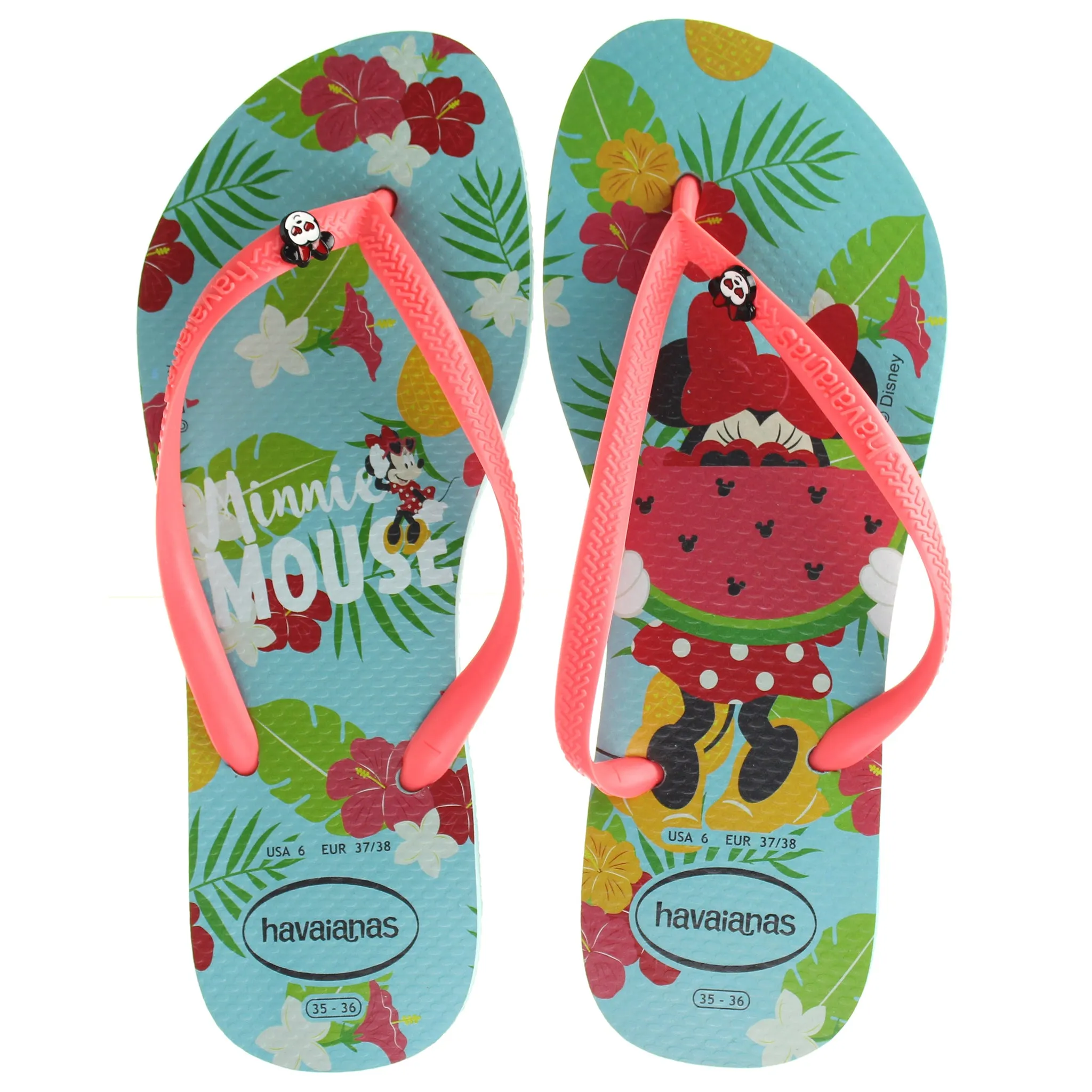 Havaianas Disney Kids Blue Flip-Flops