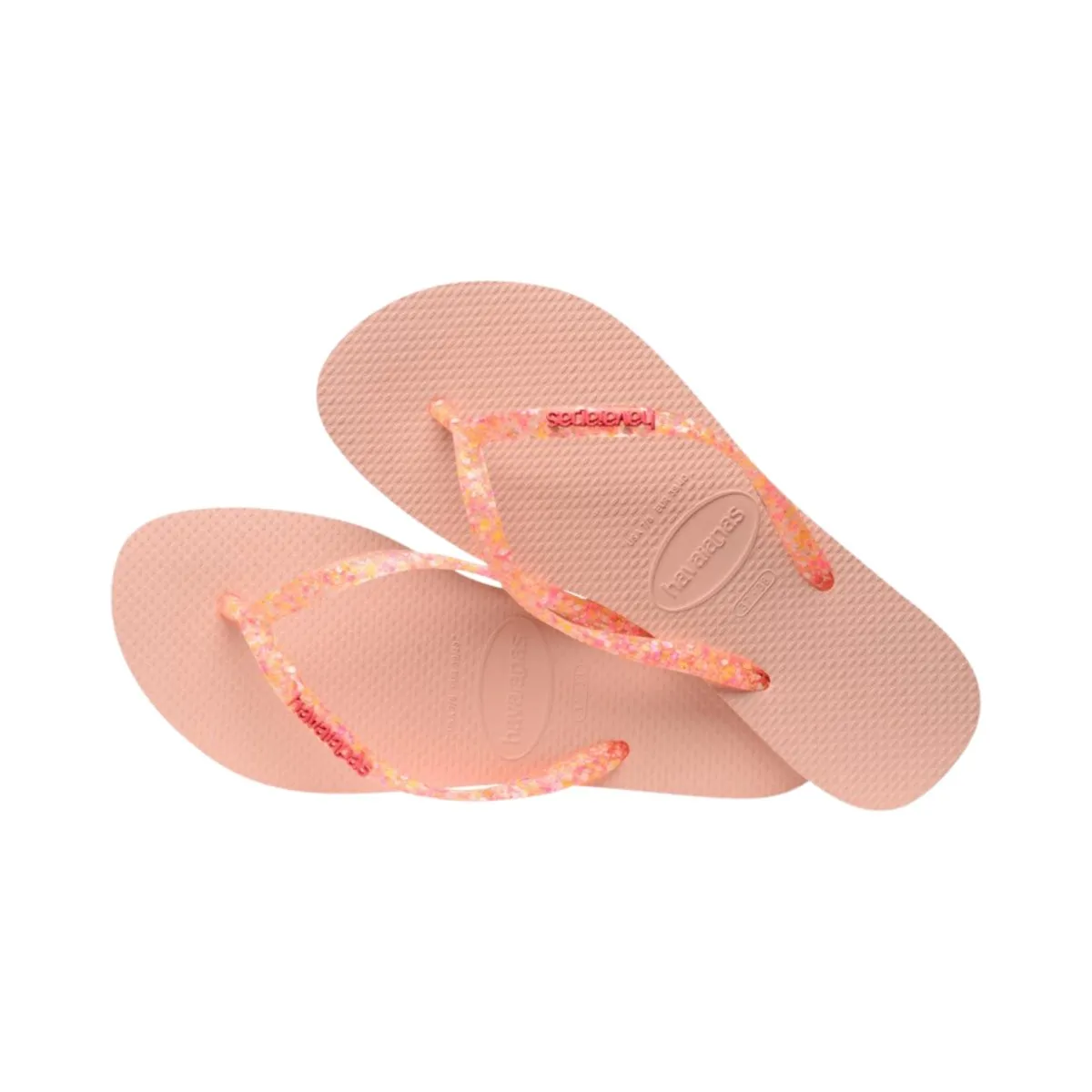 Havaianas Girl's Slim Glitter iridescent Pink (Sizes 3536-3738)