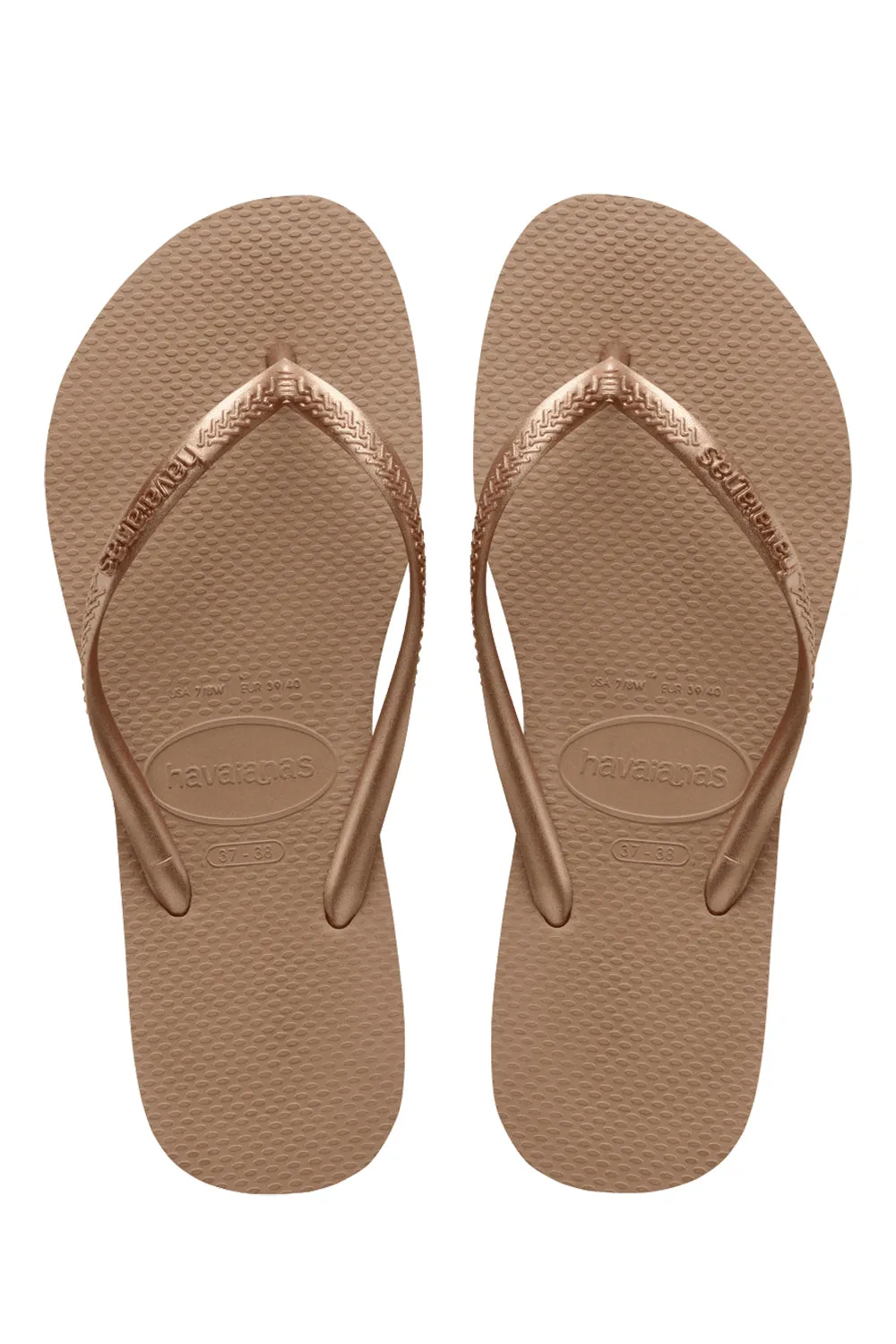 Havaianas Slim in Rose Gold