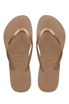 Havaianas Slim in Rose Gold