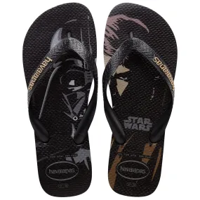 Havaianas Star Wars Mens Black Flip-Flops