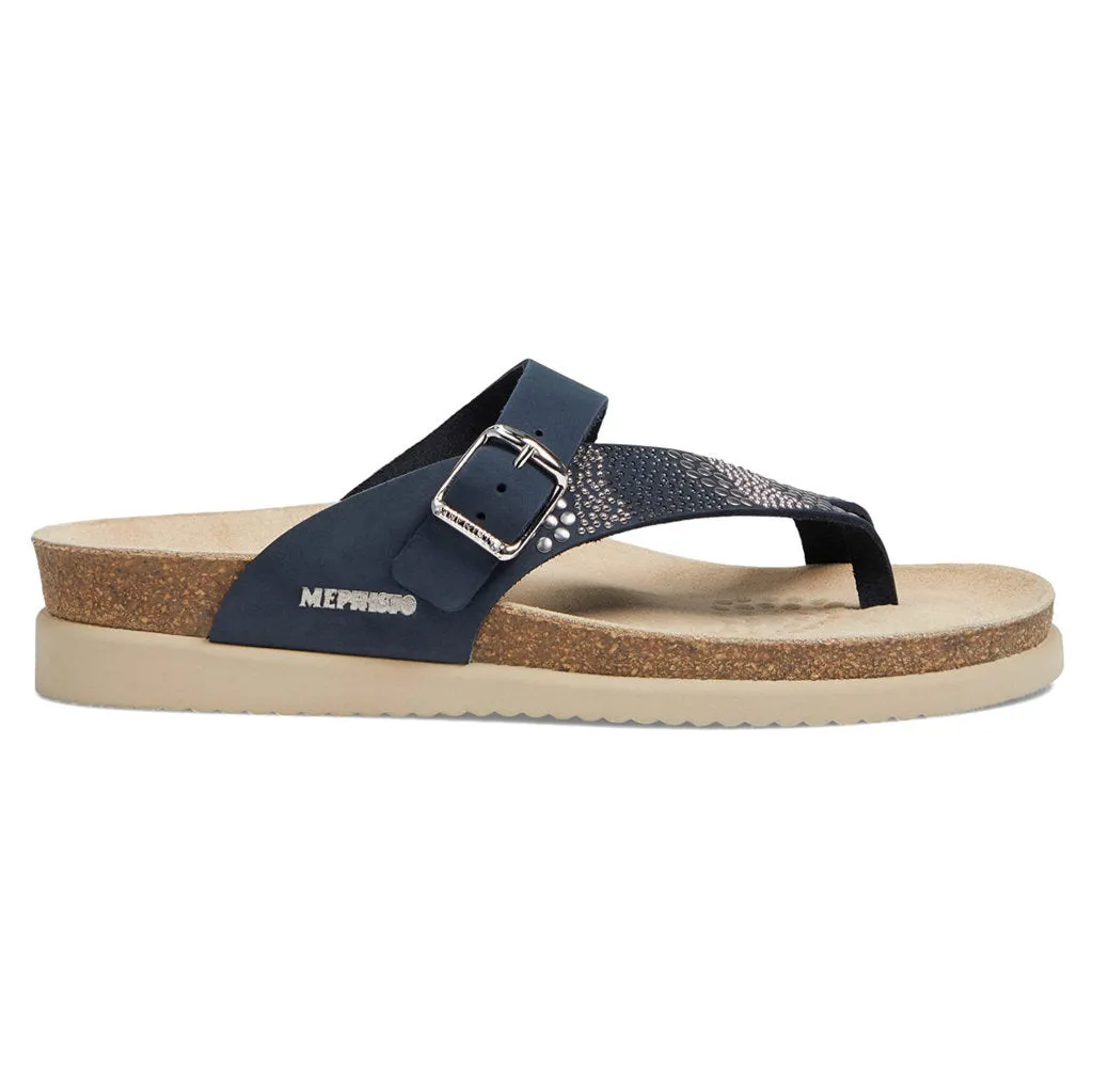 Helenka Nubuck Leather Women's Slide Sandals