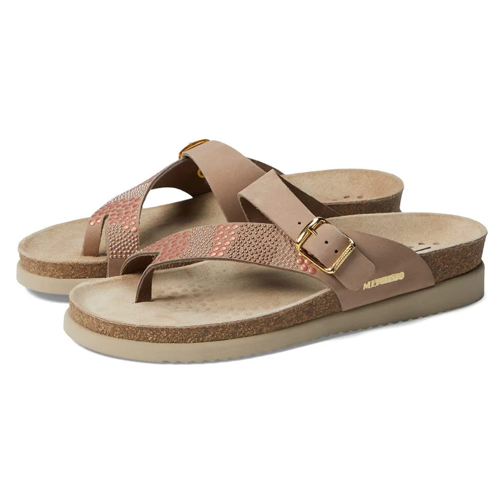 Helenka Nubuck Leather Women's Slide Sandals