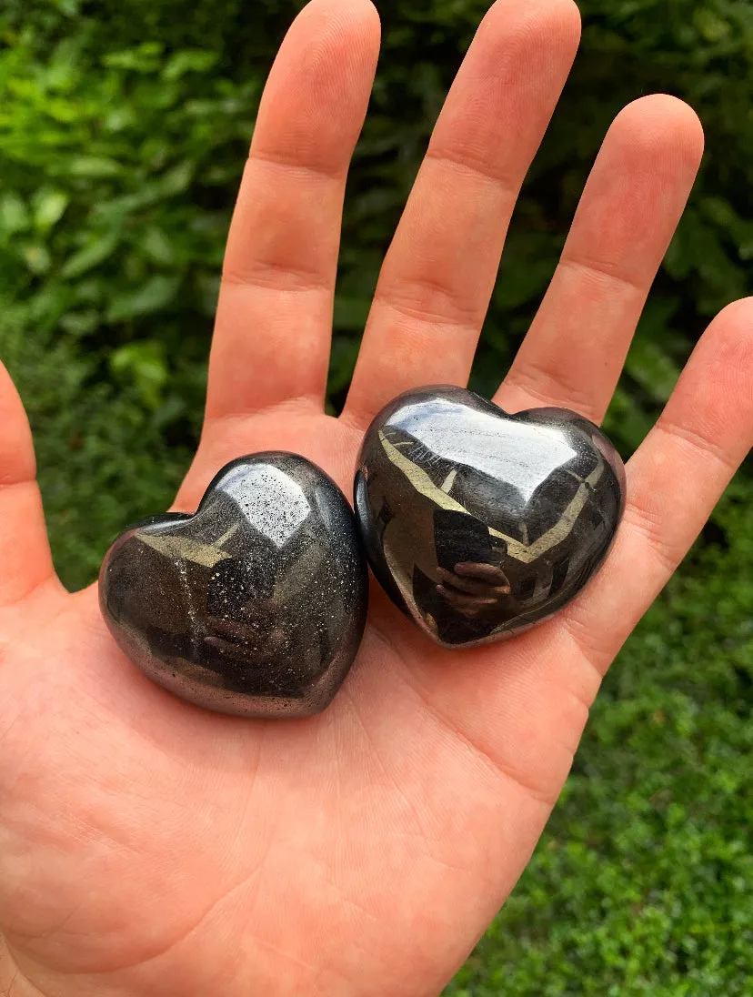 Hematite Hearts