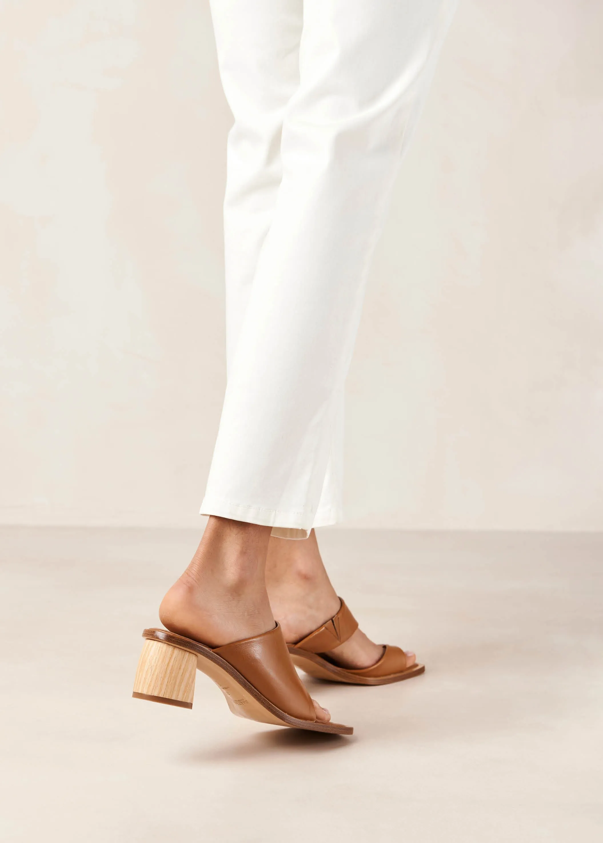 Josie Tan Leather Sandals