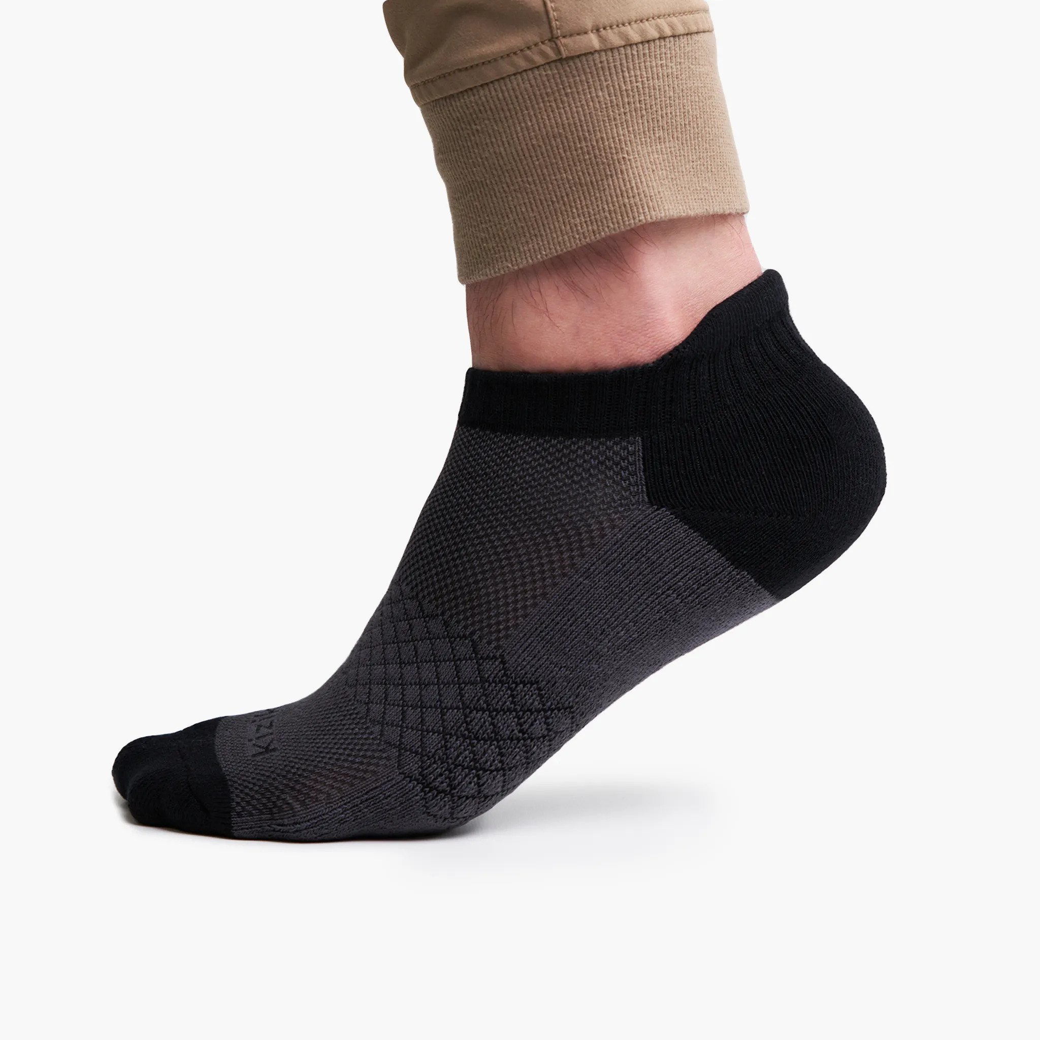 Kizik Ankle Socks - Charcoal