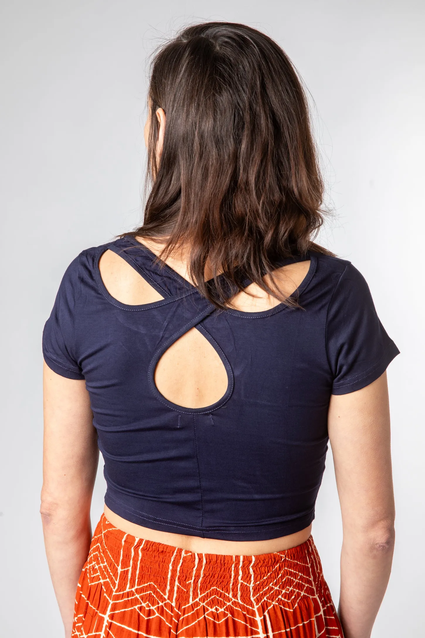 Kyra Cross Back Crop Top