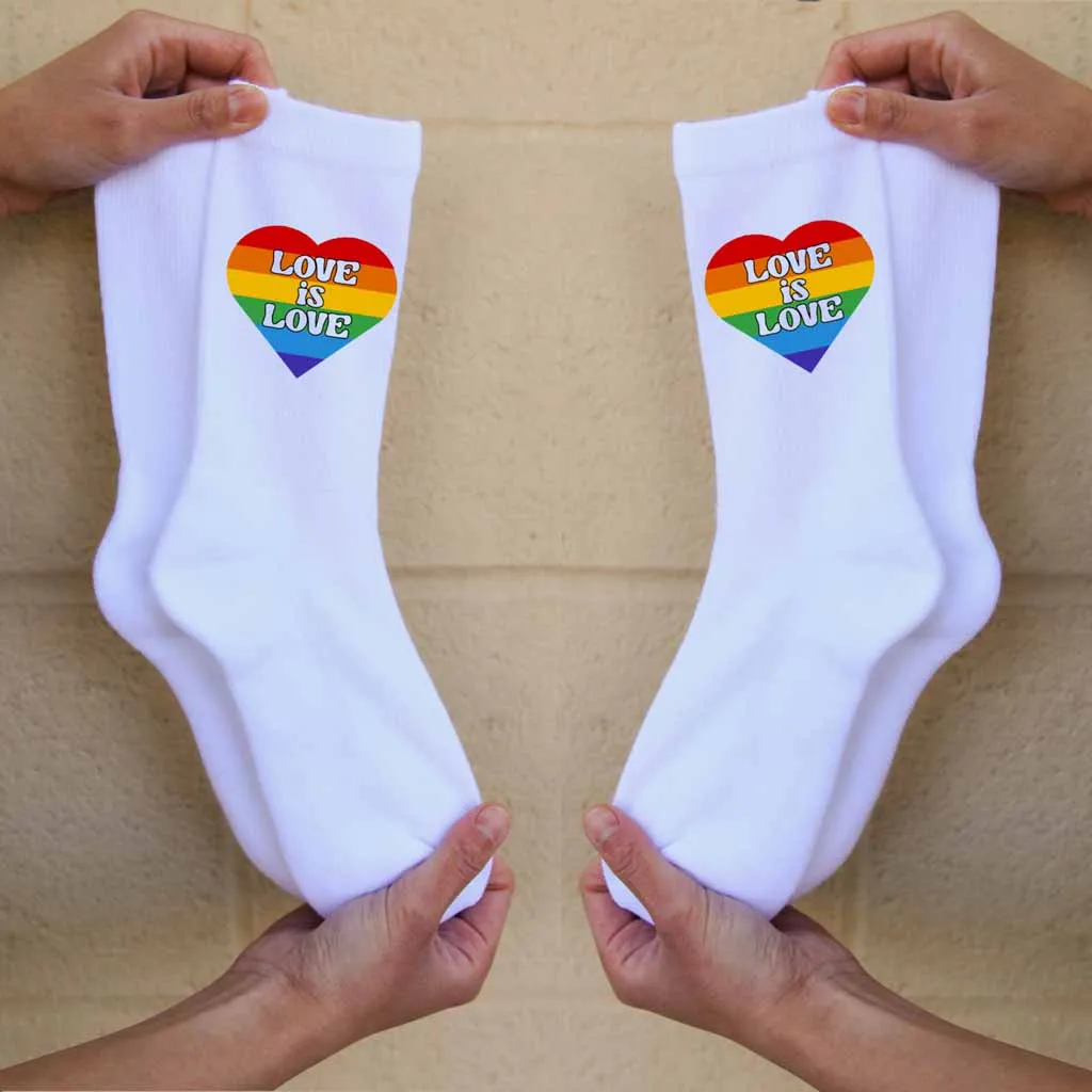 Love is Love Pride Crew Socks