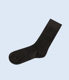 MA1690-Black/Cho-Mid-calf Socks For Men