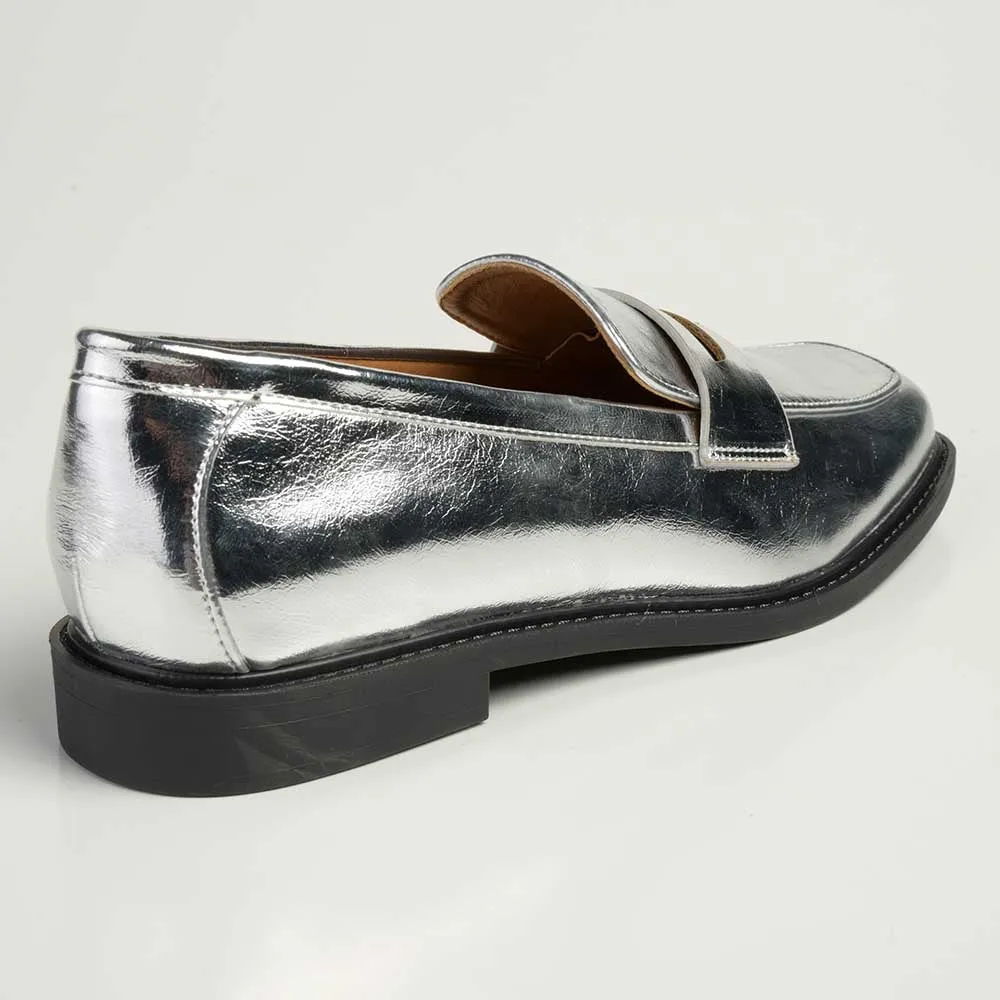 Madison Pippa Loafer - Silver