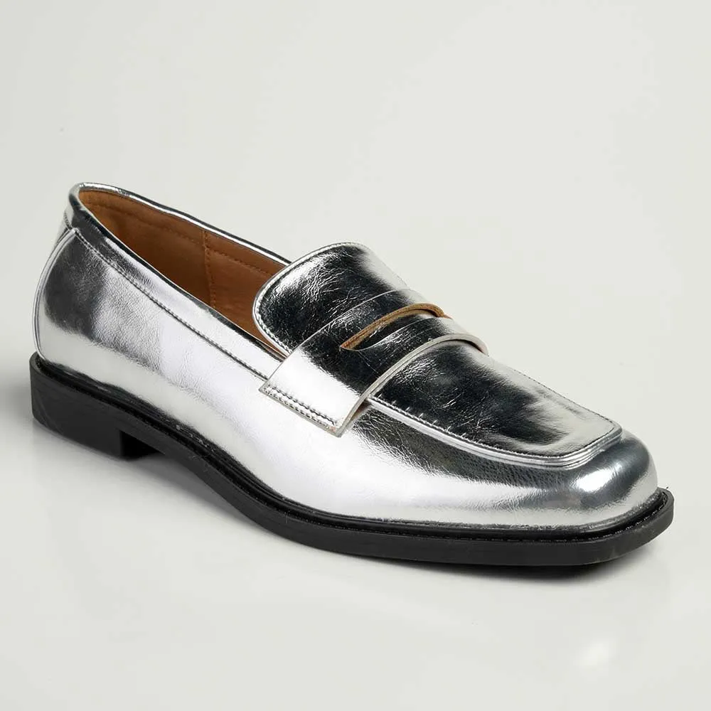 Madison Pippa Loafer - Silver