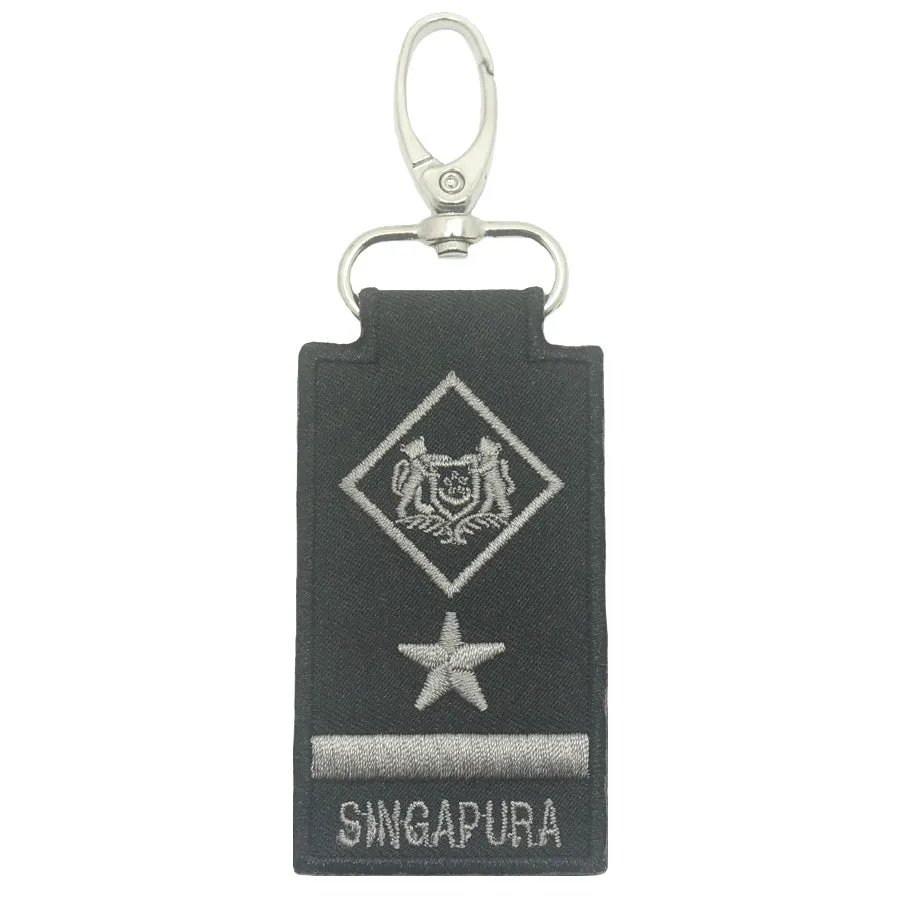 MINI SAF RANK KEYCHAIN - ME8 (BLACK FOLIAGE) (NEW)