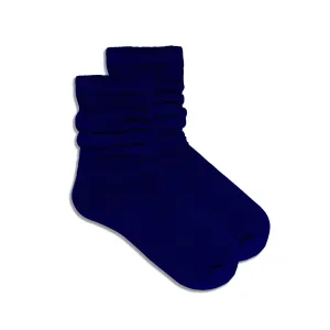 Navy Blue Slouch Socks