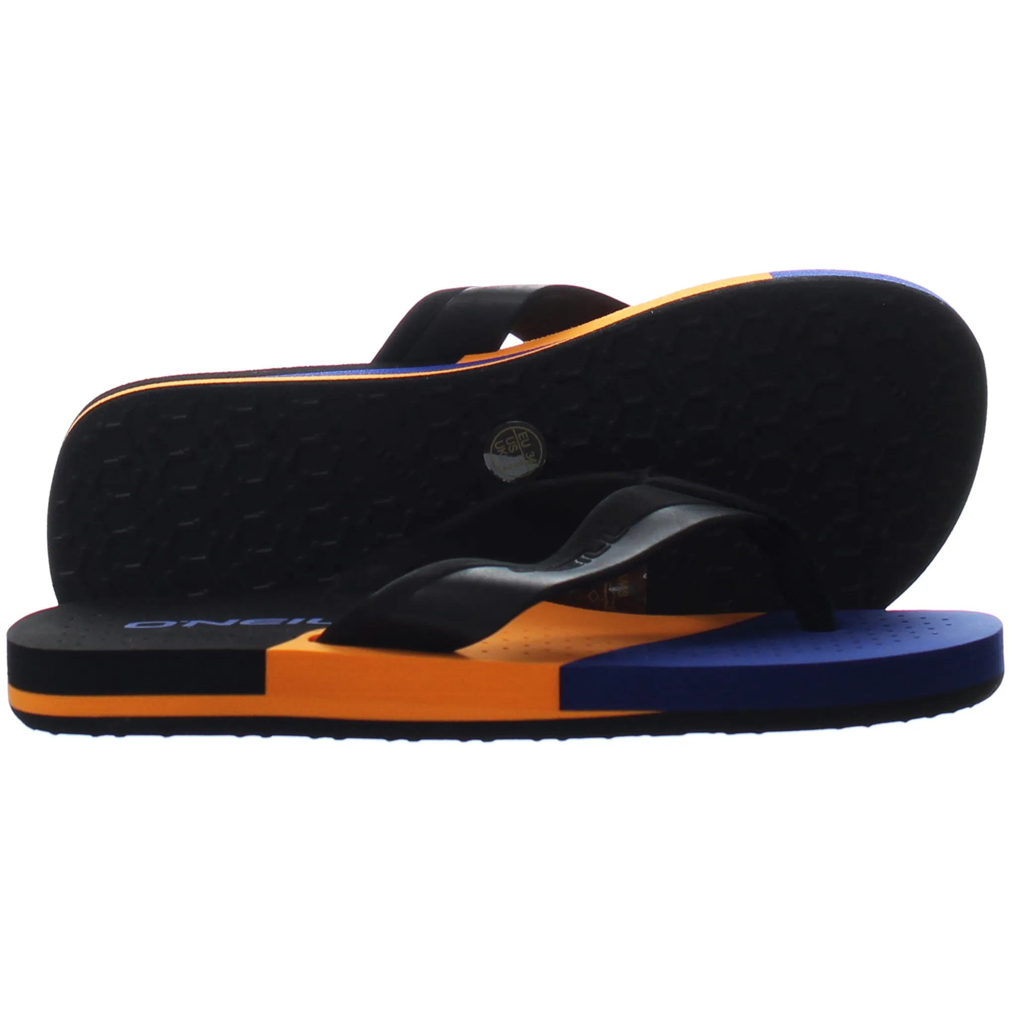 O'Neill FB Imprint Punch Black Kids Flip-Flops