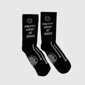 Ostroy Pretty Okay at Bikes Socks